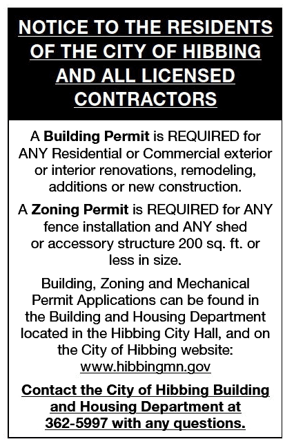 Permits reminder