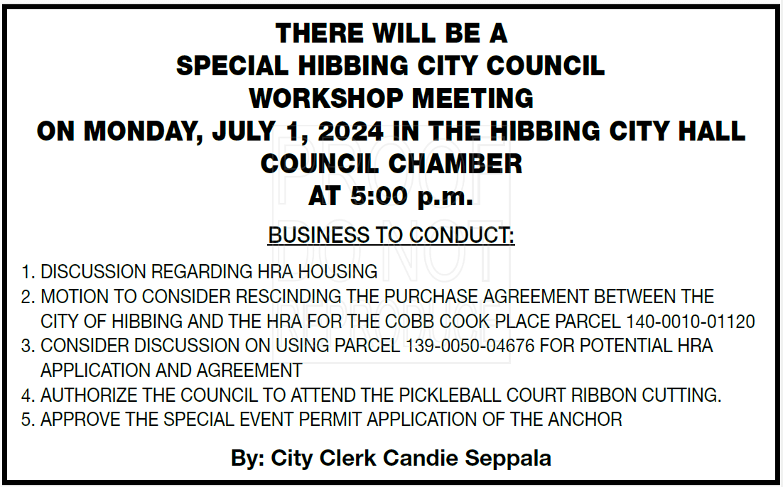 Spec mtg agenda 7.1.24