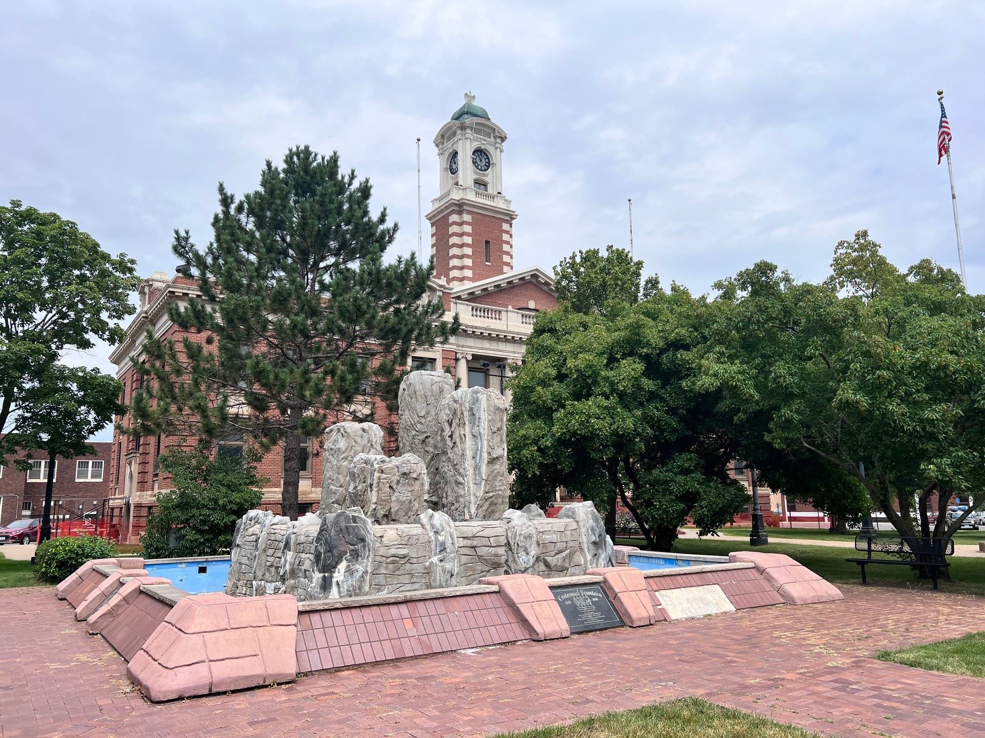 Centennial Fountain July 2024