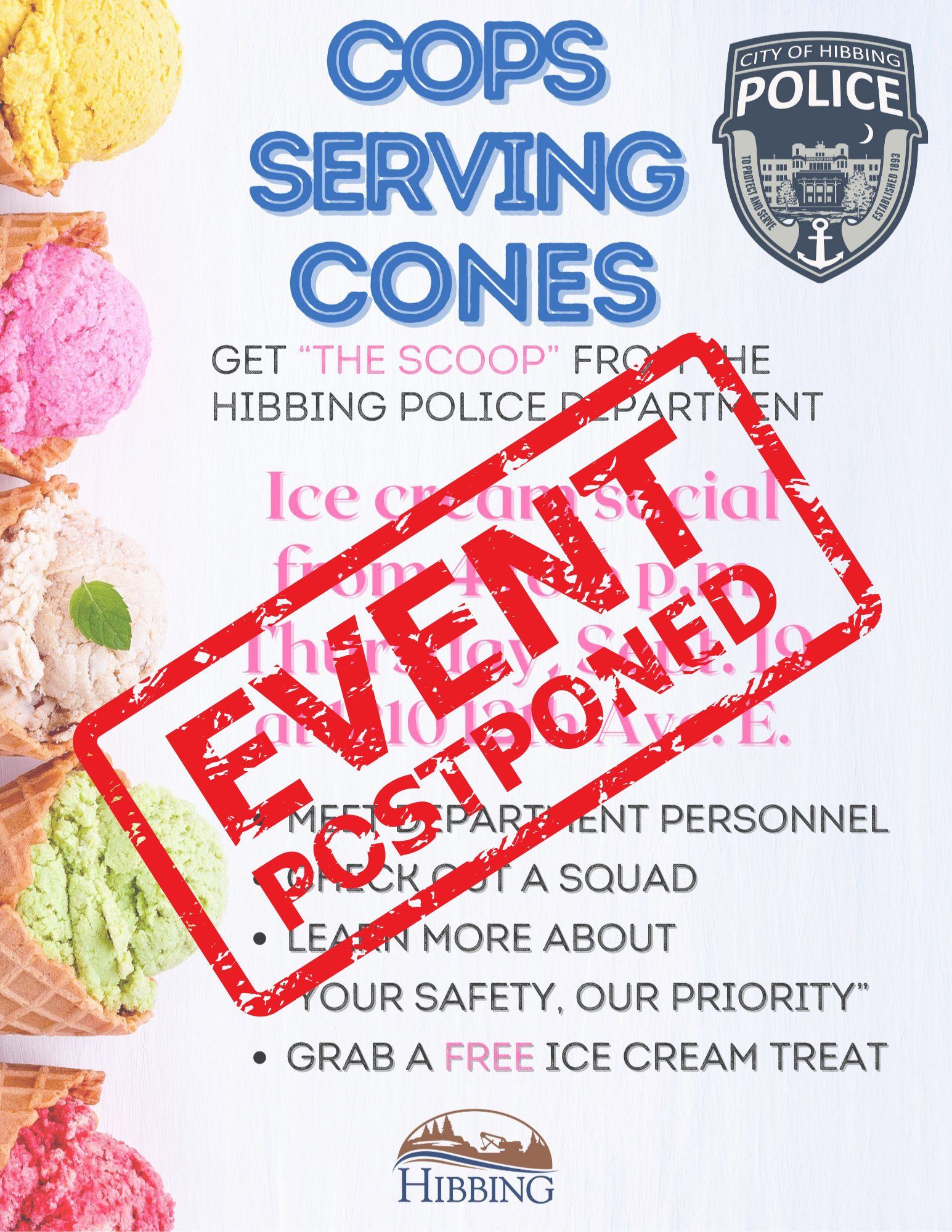 Cones Postponed