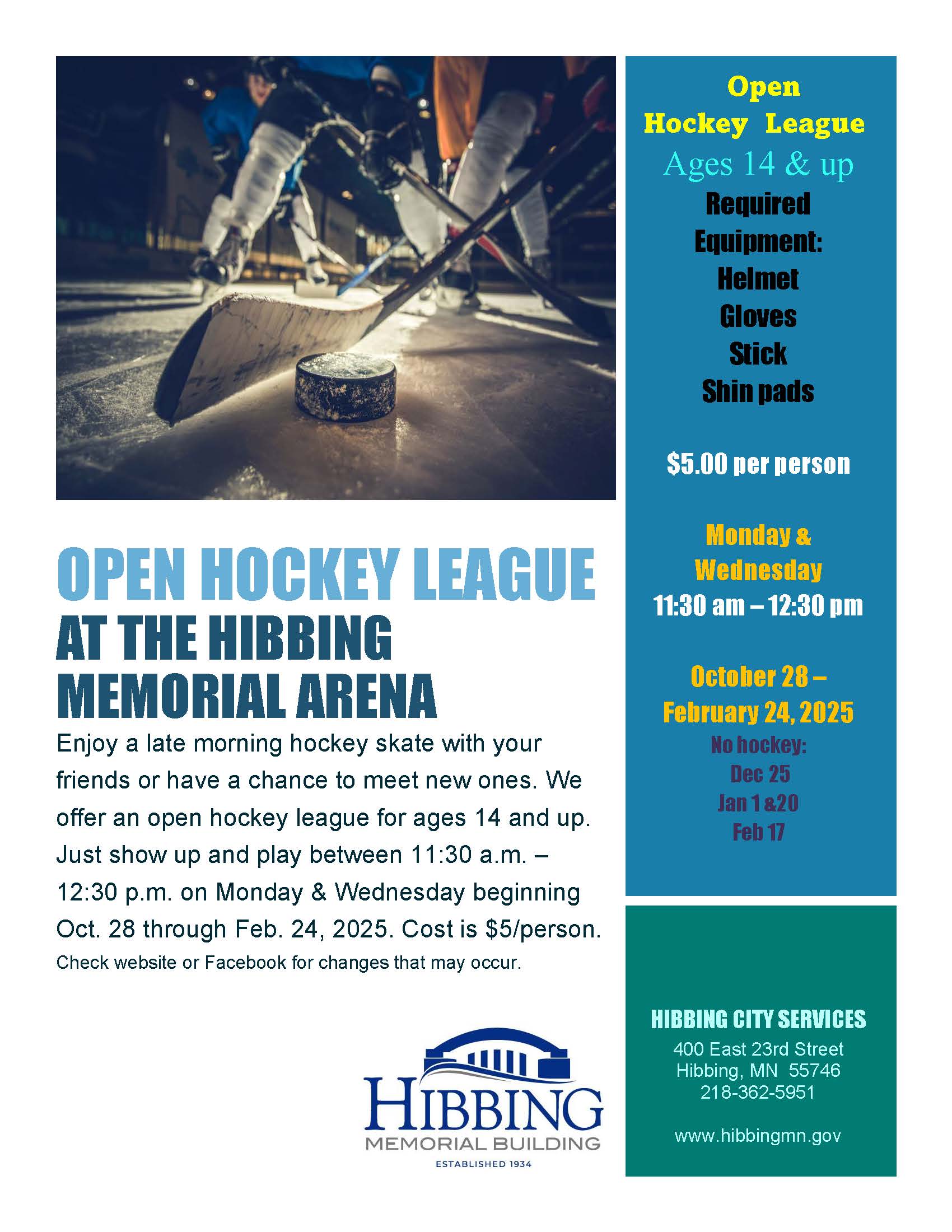 Open Hockey league 2024