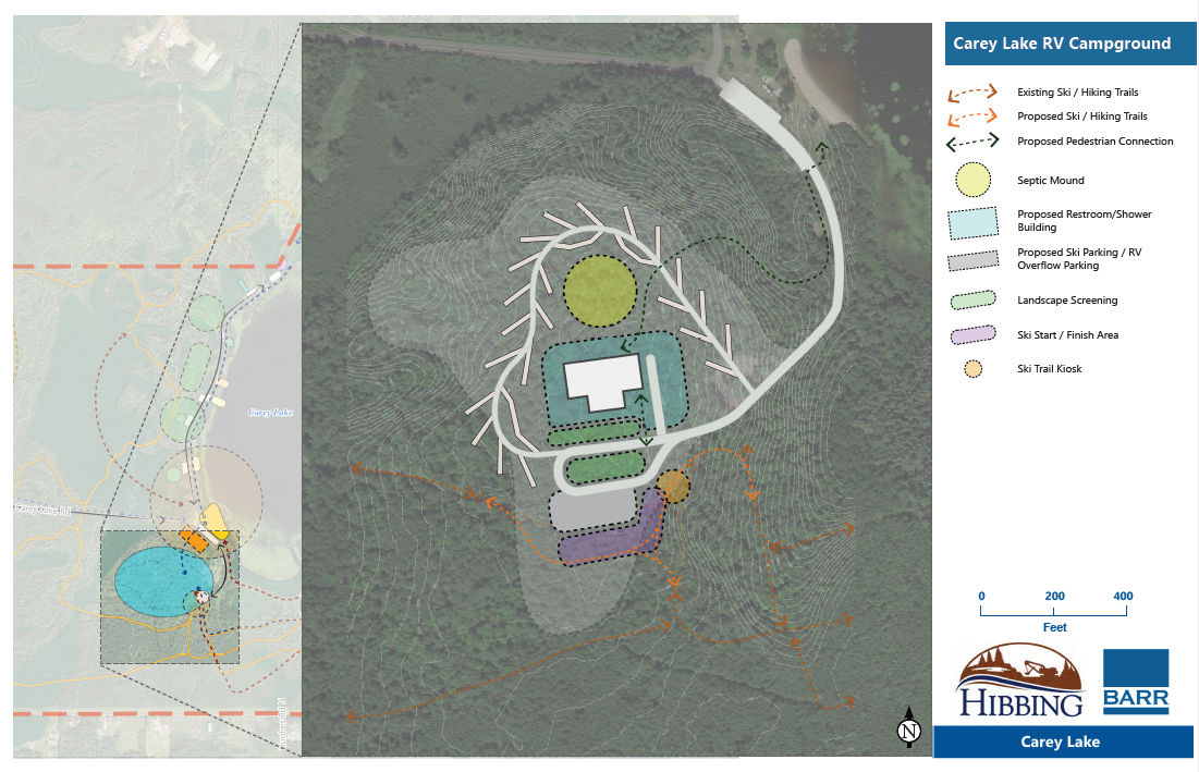 Carey Lake Campground Rendering
