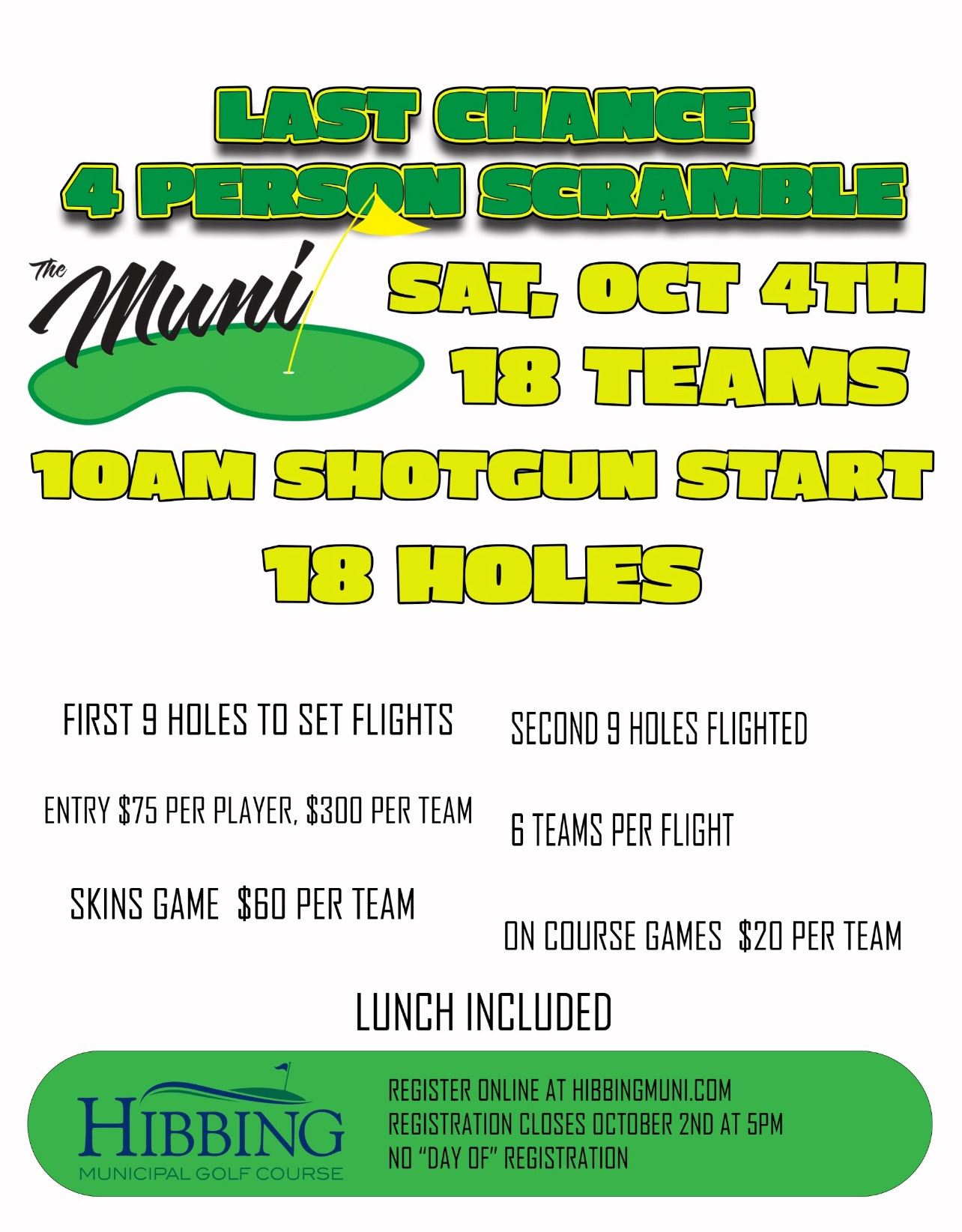 Hib Muni Last Chance Scramble