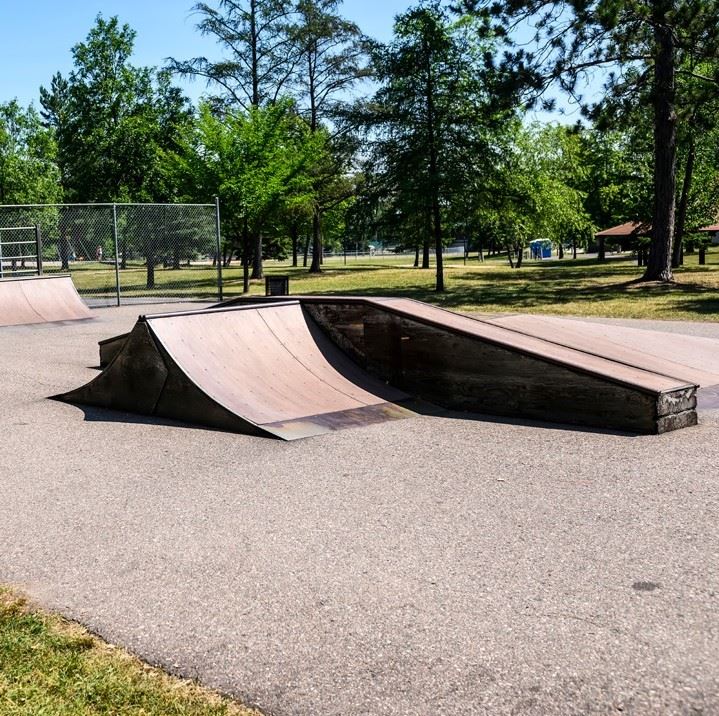 Bennett Park skating ramp
