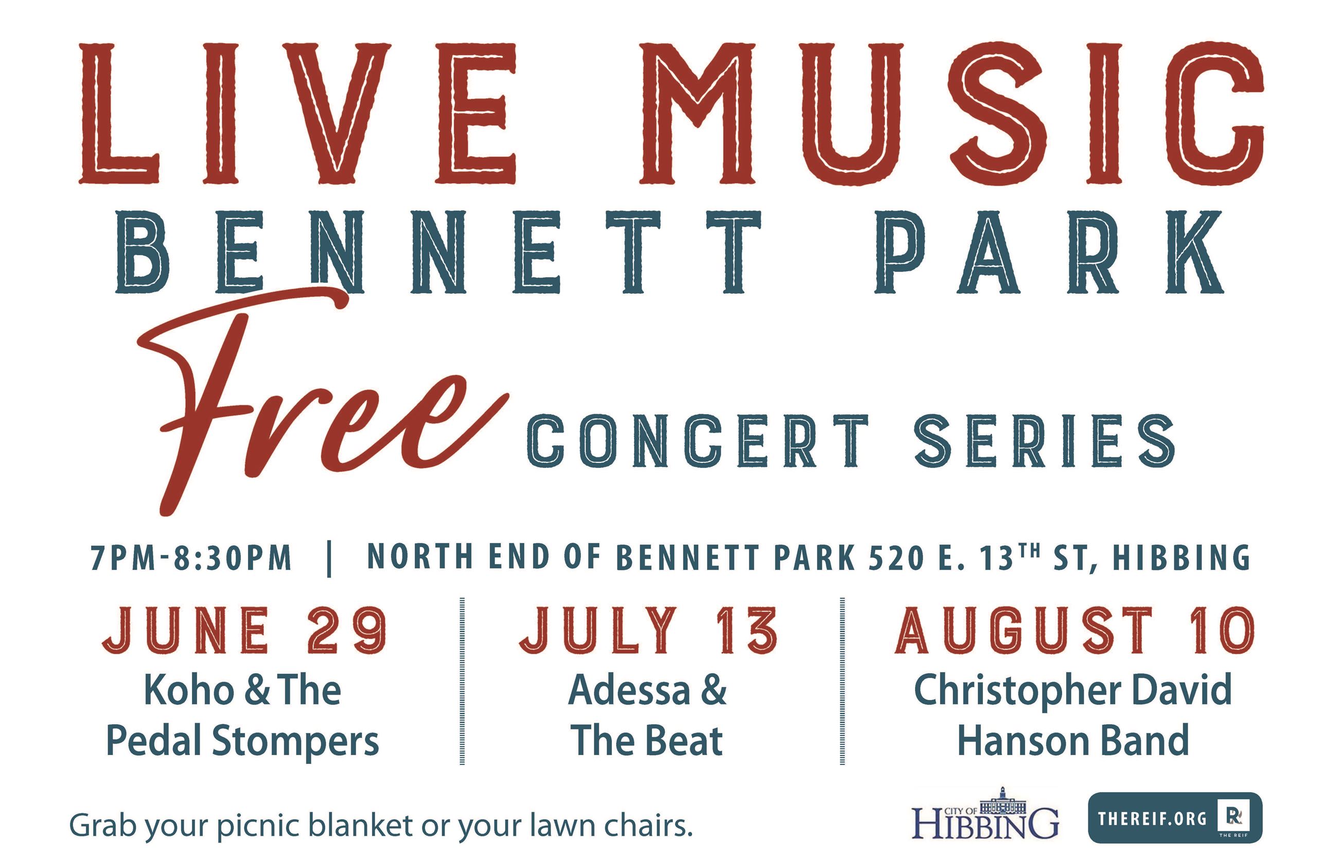 Bennett Park Concerts 2023