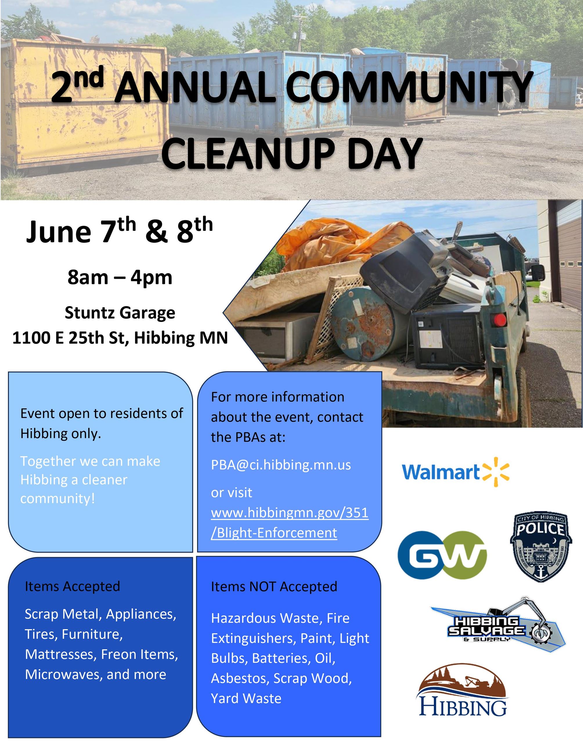 CleanUp Flyer 2024